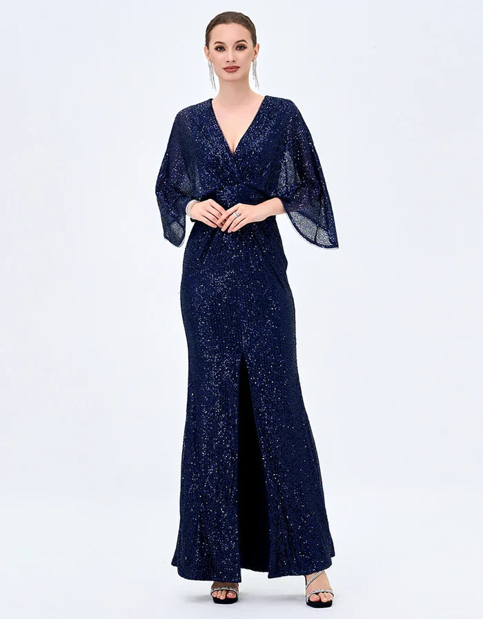 Oprah Cape Gown - Dress - Bariano