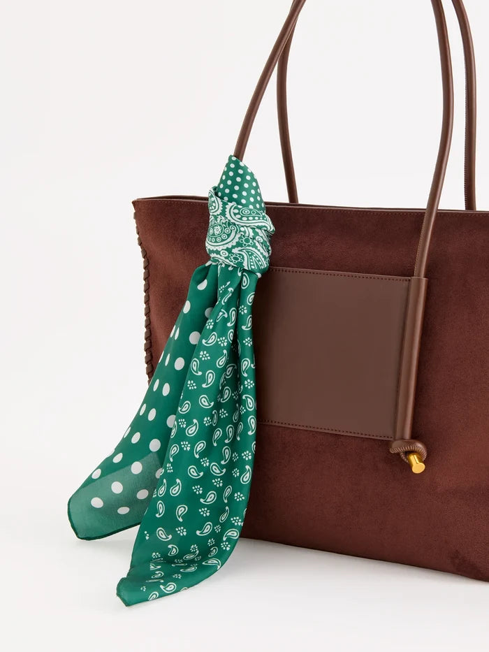 Paisley Scarf Green