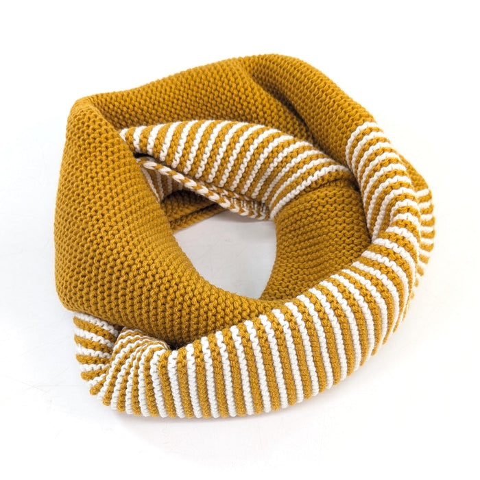 Pandji - Half & Half Double Snood - Mustard