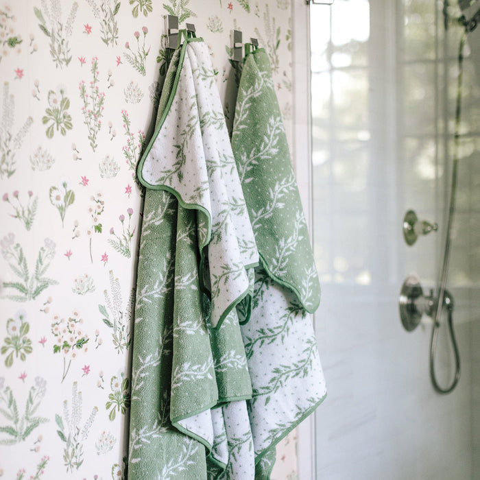 Patterned Scallop Bath Towel | Willow