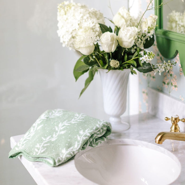 Patterned Scallop Hand Towel | Willow