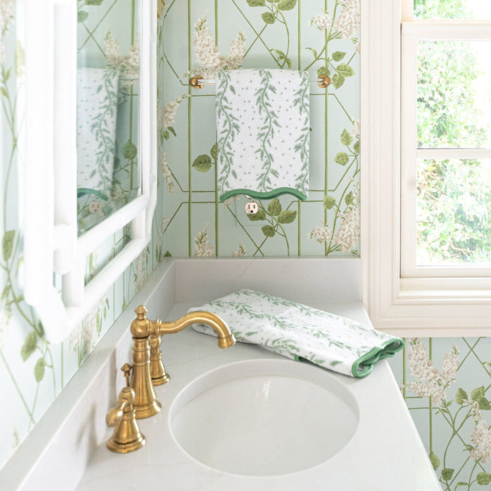 Patterned Scallop Hand Towel | Willow
