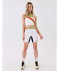 P.E Nation Air Time Bike Short (Optic White)