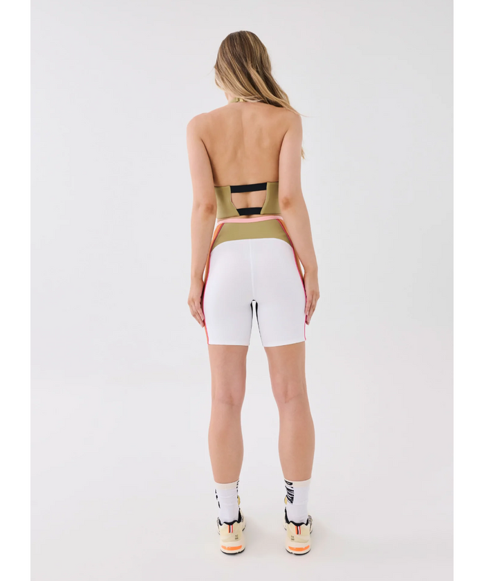 P.E Nation Air Time Bike Short (Optic White)