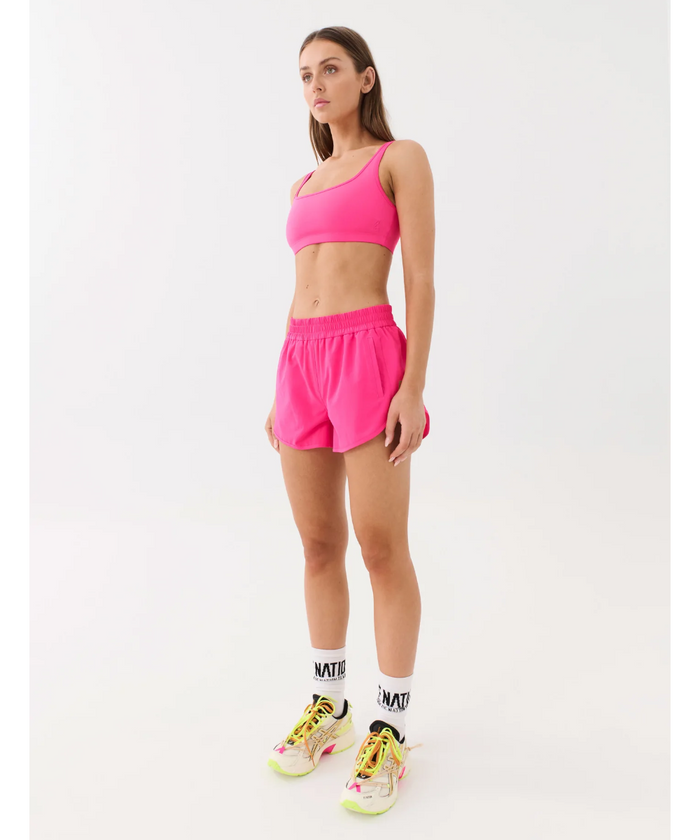 P.E Nation Full Time Short (Pink Glo)