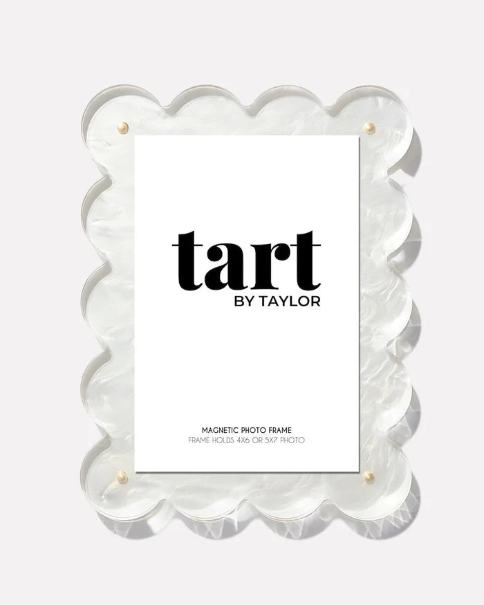 Pearl White Acrylic Picture Frame
