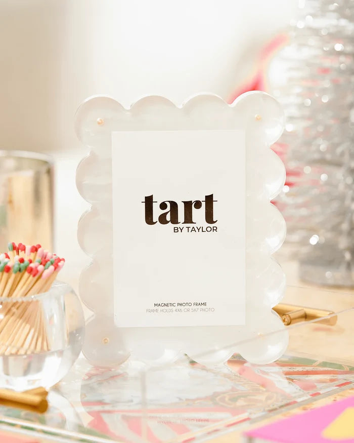 Pearl White Acrylic Picture Frame