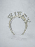 Pearl WIFEY Headband - Giftware - Honey Fawn