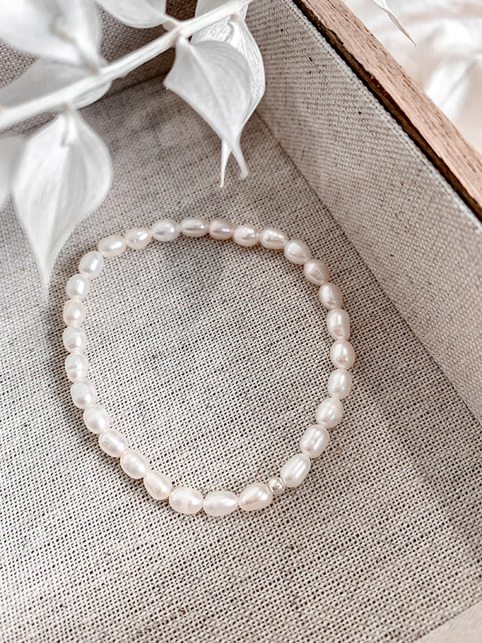 Peggy – Freshwater Pearl Bracelet 925 Sterling Silver - Jewellery - Wild Laurel