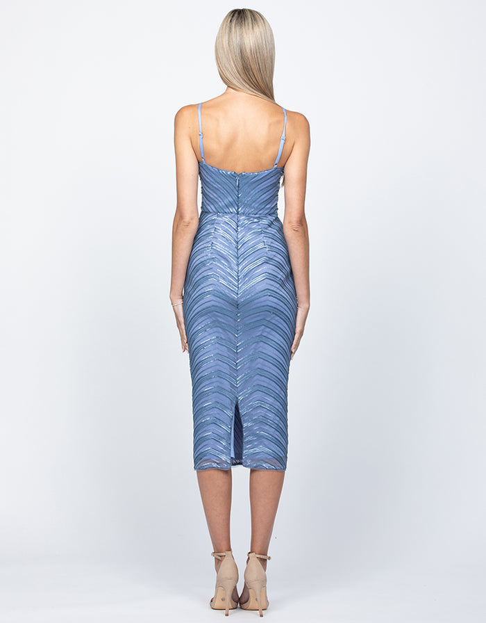 Perla Scoop Neck Midi - Dress - Bariano