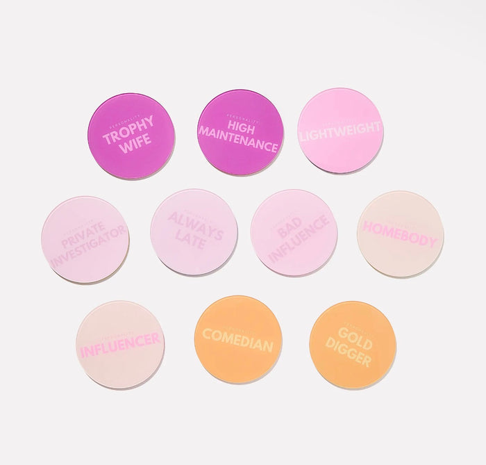 Personality Coasters - Set of 10