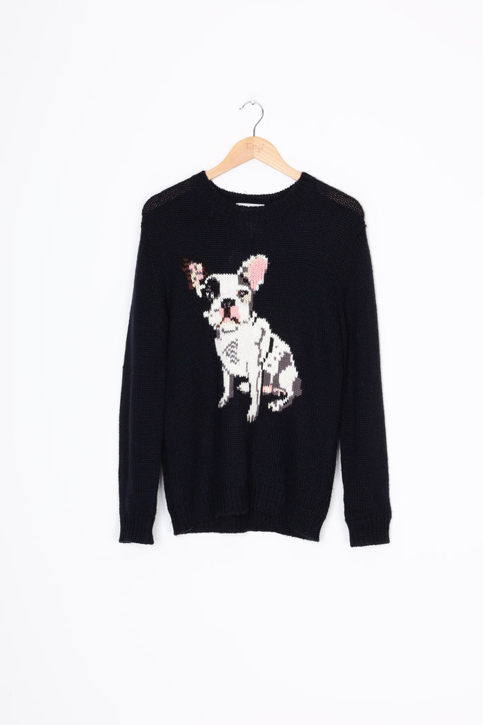 Peter Jensen Womens Black Jumper Size XS