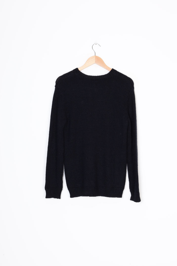 Peter Jensen Womens Black Jumper Size XS