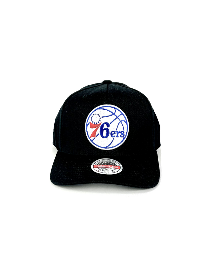 Philadelphia 76ers Classic Red Snapback Hat by Mitchell & Ness