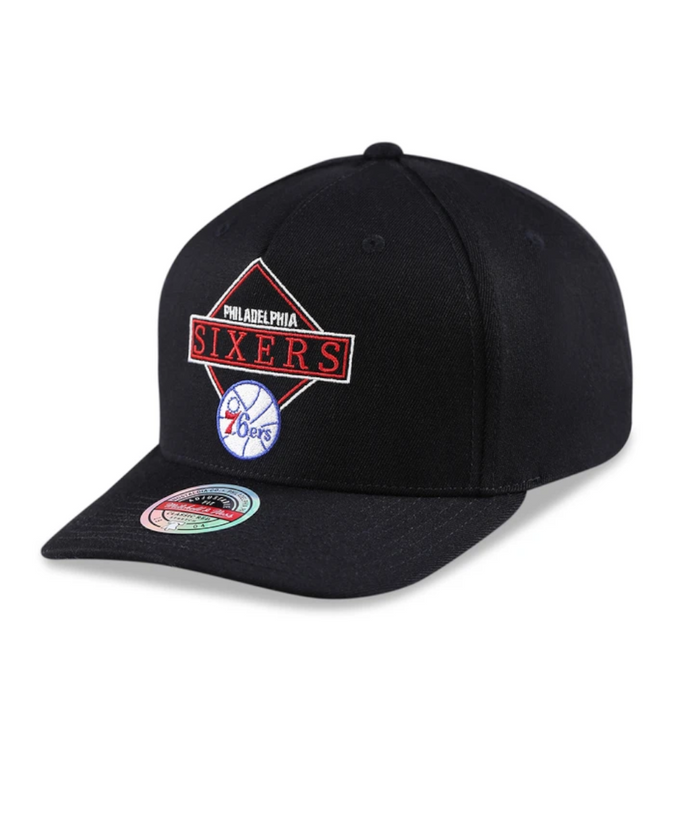 Philadelphia 76ers 'Diamond One' Snapback hat by Mitchell & Ness