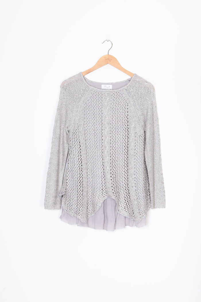 poise by kit holland Womens Grey Jumper Size M