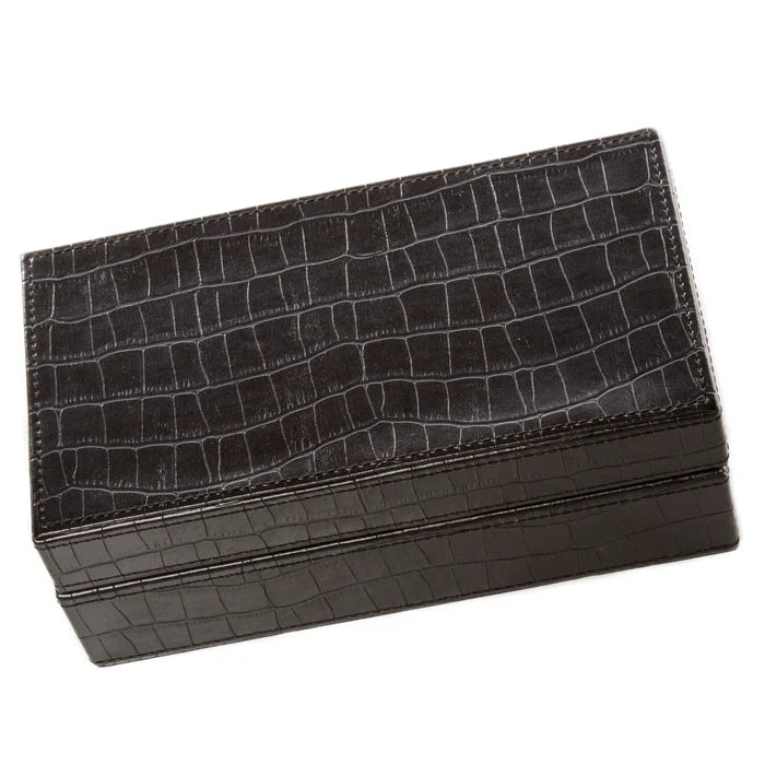 Poker Set | Black Croco