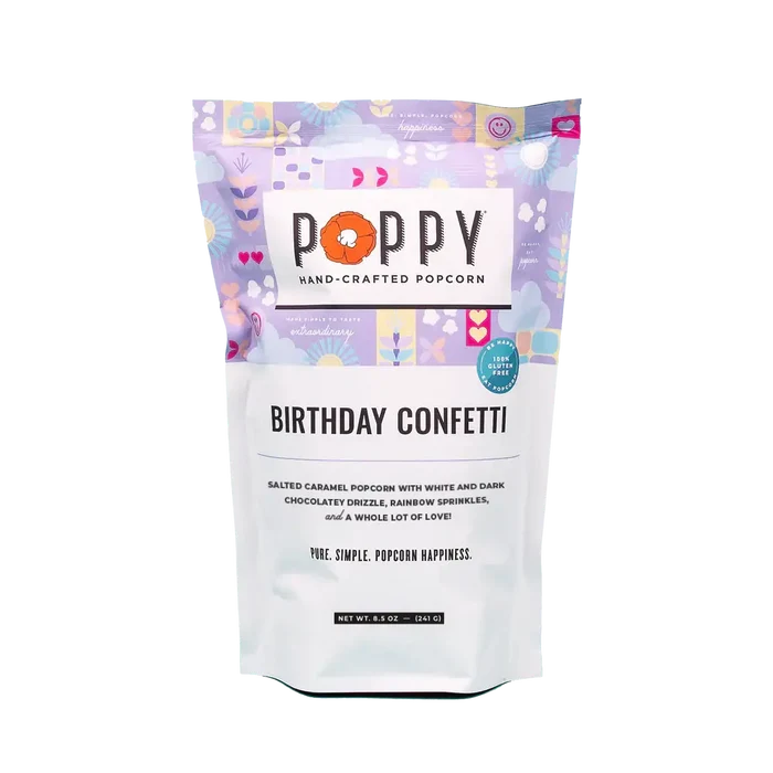 Poppy Popcorn Birthday Confetti