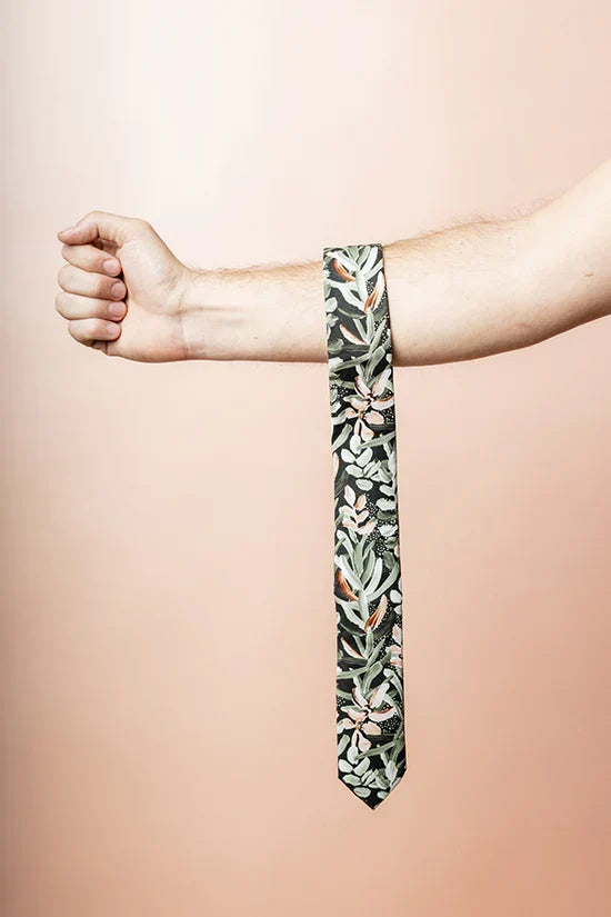 Protea Green Tie - Accessory - Peggy and Finn