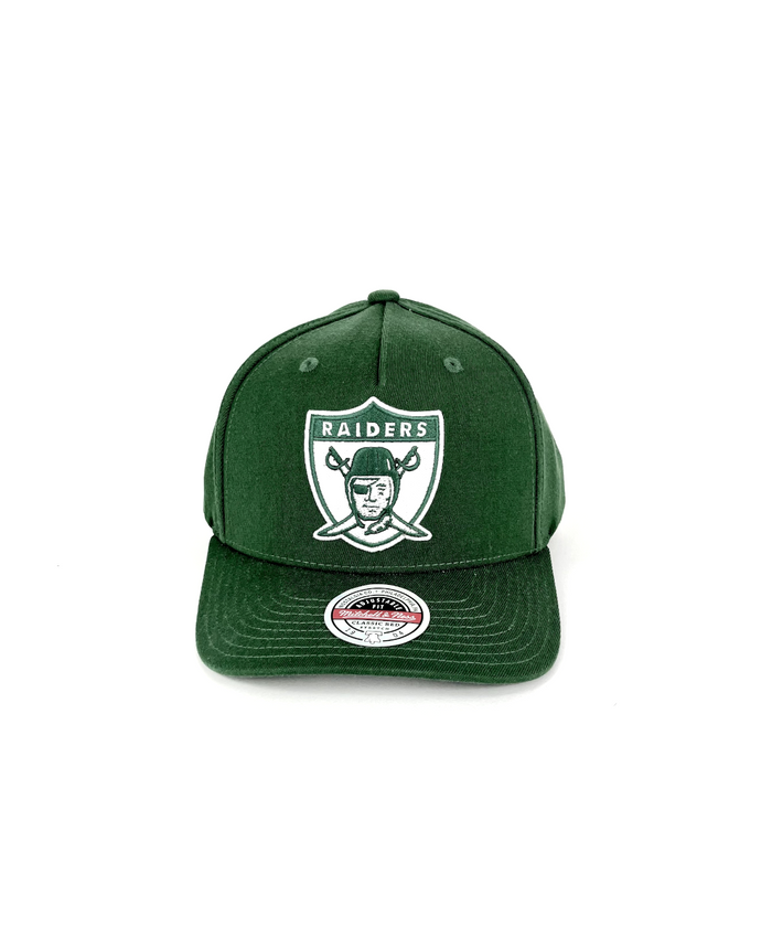 Raiders Snapback Hat by Mitchell & Ness (Green)