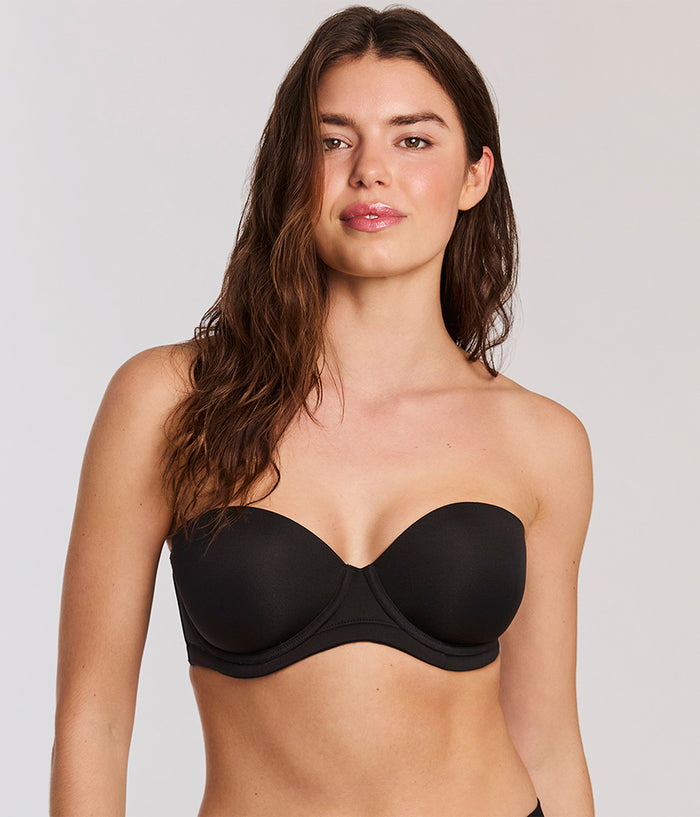 Red Carpet™ Strapless Underwire Bra: Black