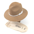 Reef Knot Panama Foldable Hat (57cm) - White