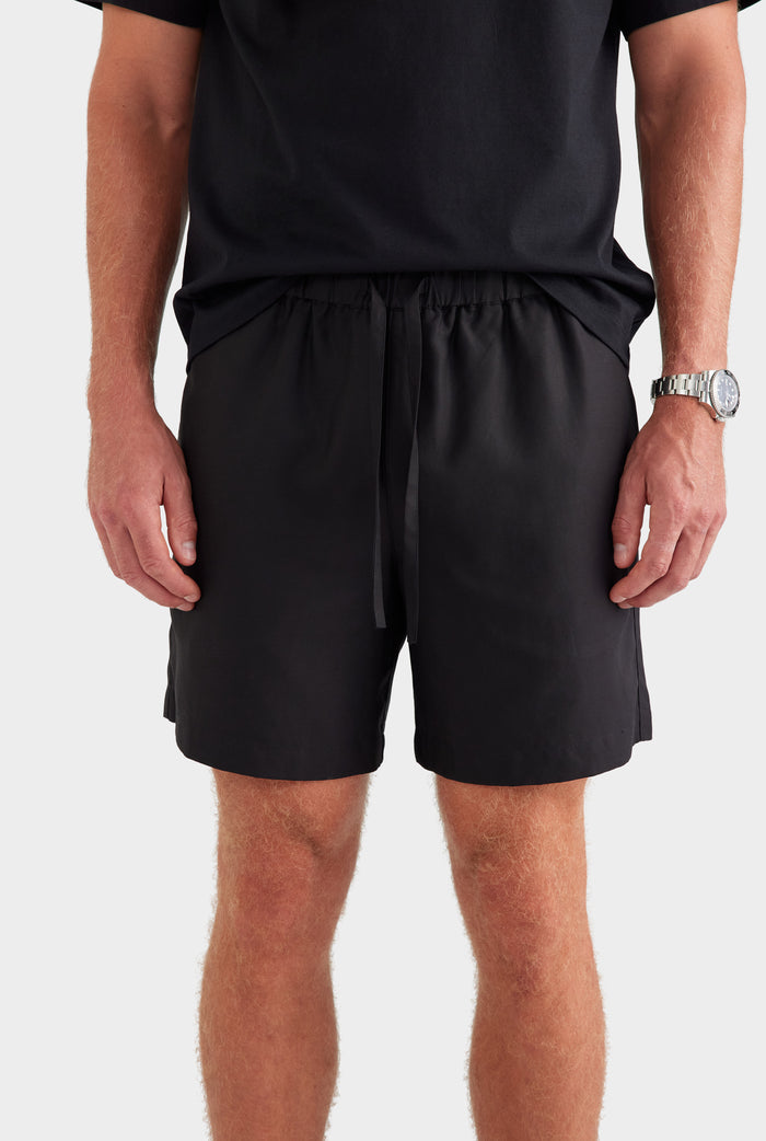 Relaxed Tencel Short - Black