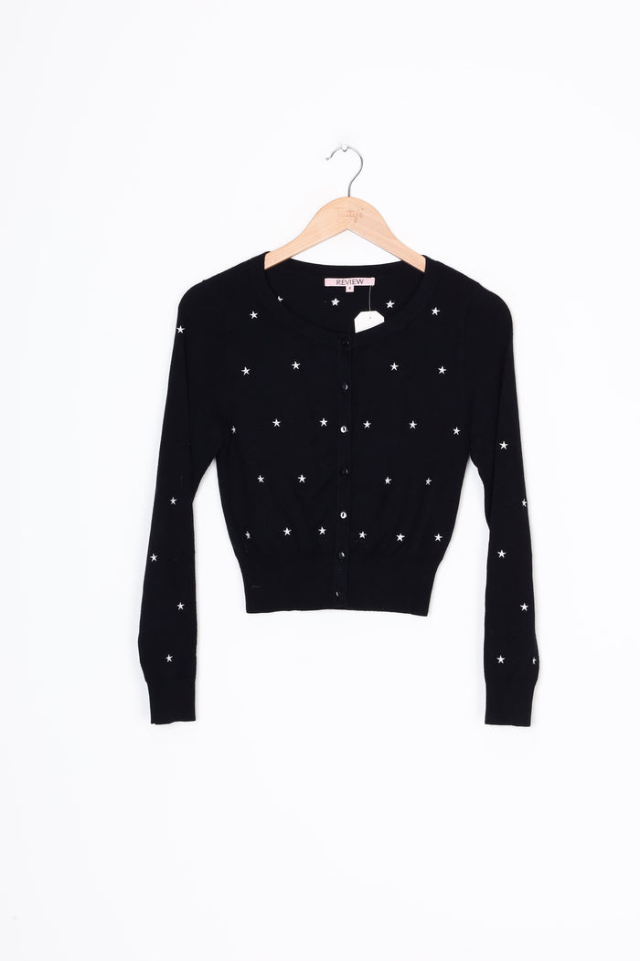 Review Womens Black Cardigan Size 8