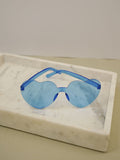 Rimless Heart Sunglasses - Blue - Giftware - Honey Fawn