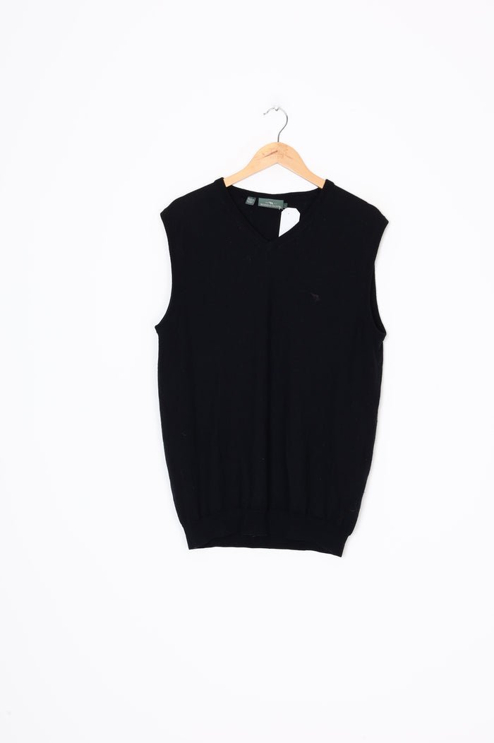 Rodd & Gunn Mens Black Vest Size L