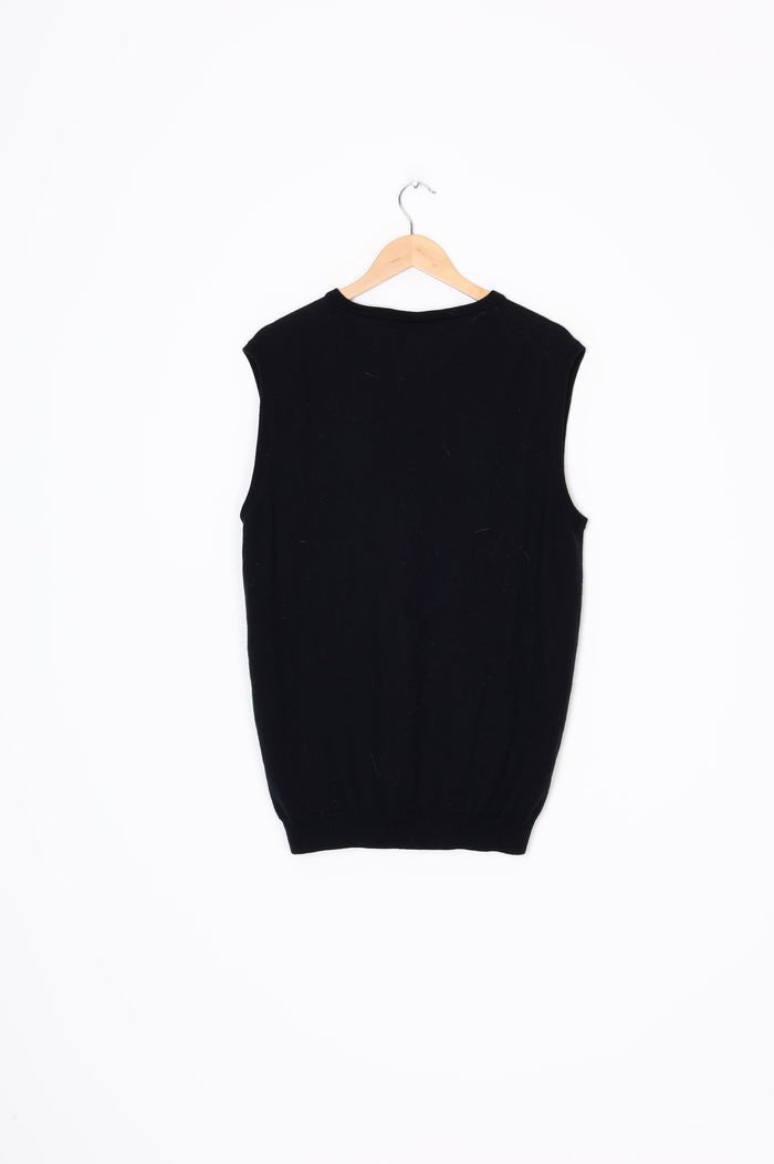 Rodd & Gunn Mens Black Vest Size L