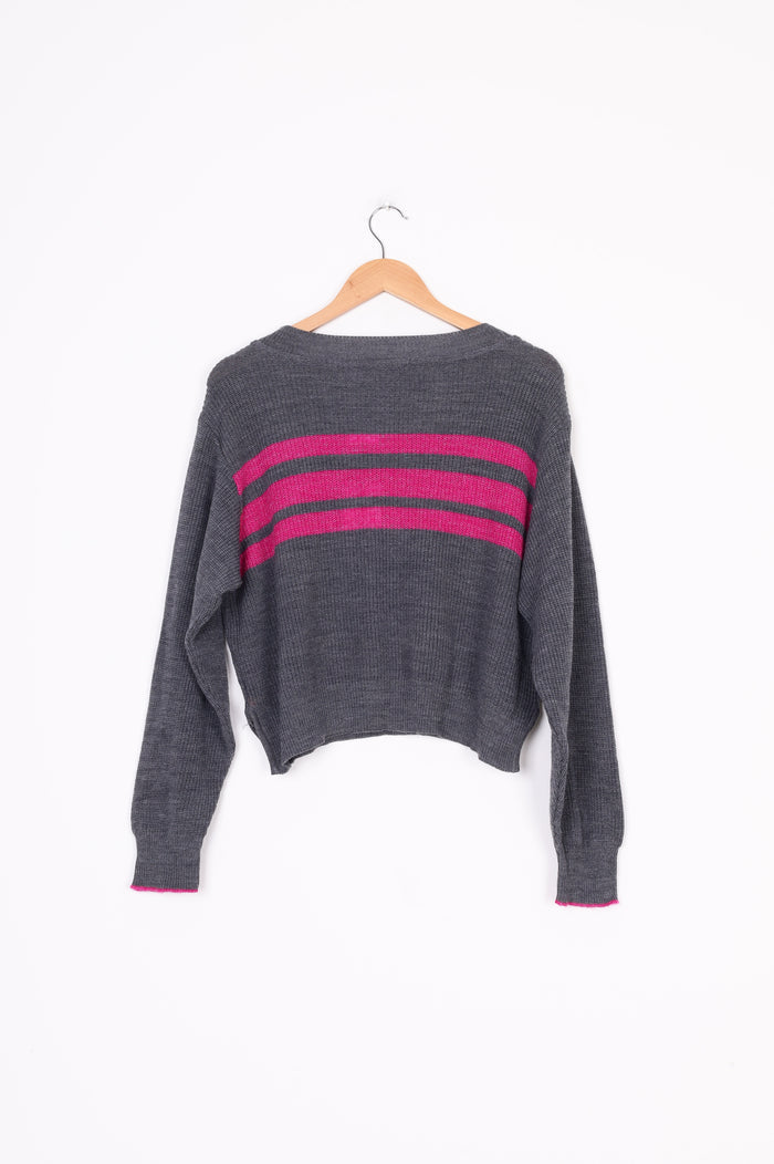 Sabatini (NZ made) Womens Grey Jumper Size S
