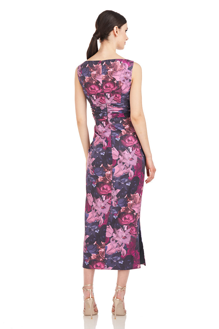 Sabina Knot Tea Length Dress