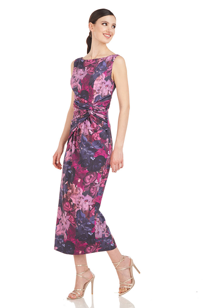 Sabina Knot Tea Length Dress