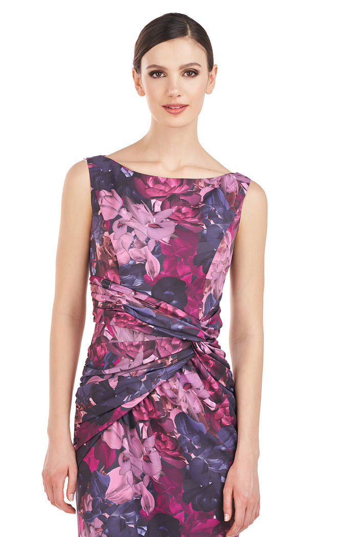 Sabina Knot Tea Length Dress