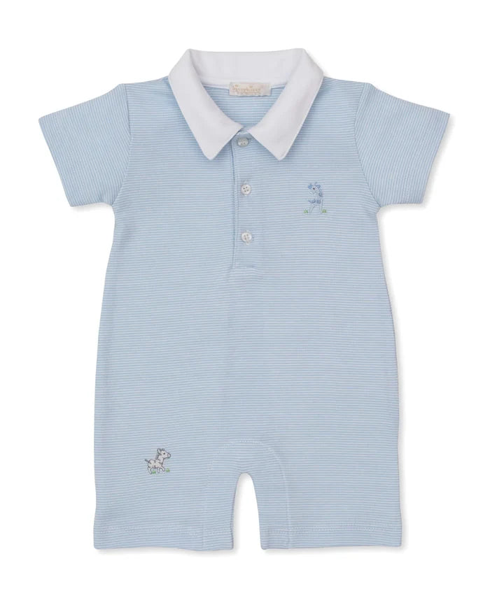 Safari Party Hand Emb. Short Play Suit