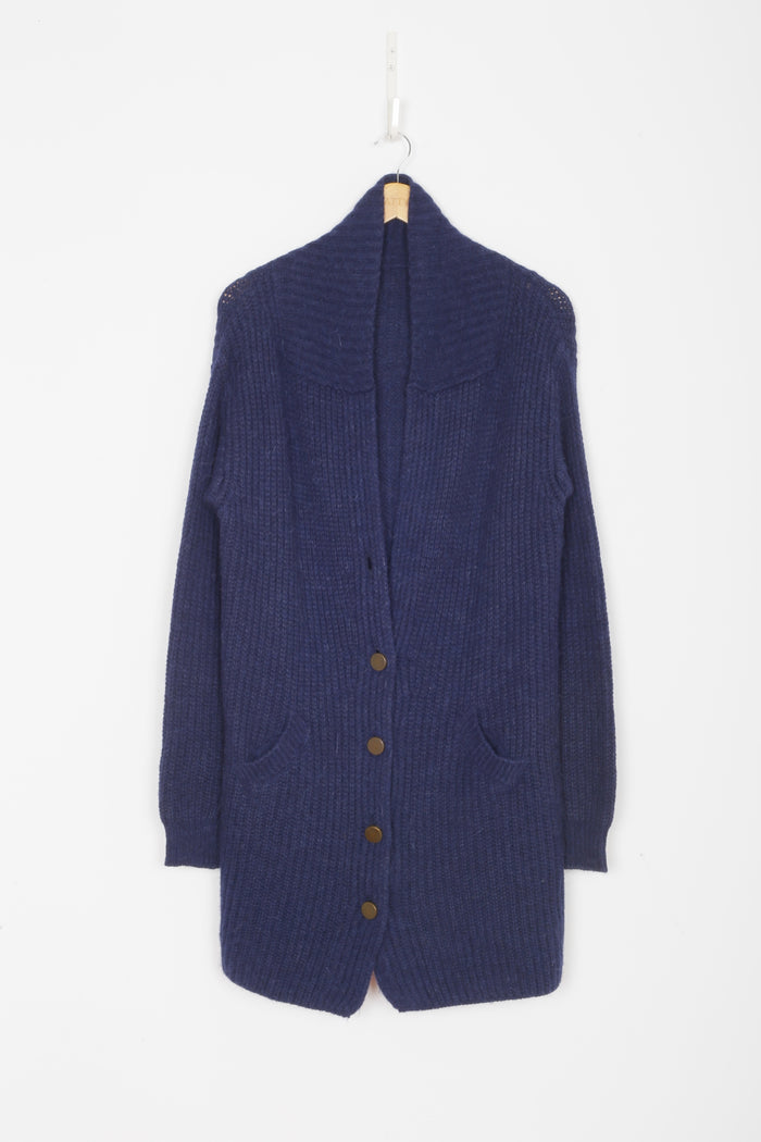 See by Chloe Womens Blue Cardigan Size 10