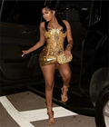 Sexy Gold Birthday Dresses Party Wear Strapless Beading Mini Prom Dress 2024 Backless Clubbing Dress Nightclub