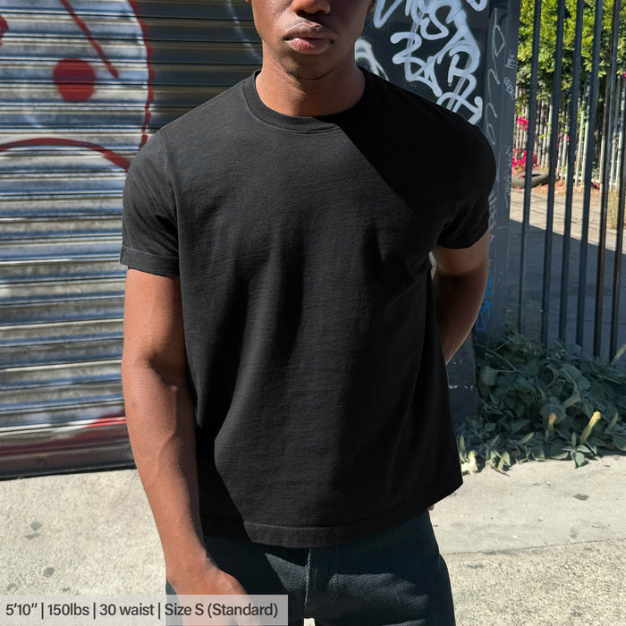 Silverlake Crop Tee III | Boxy, Relaxed Fit T-Shirt Vintage Violet