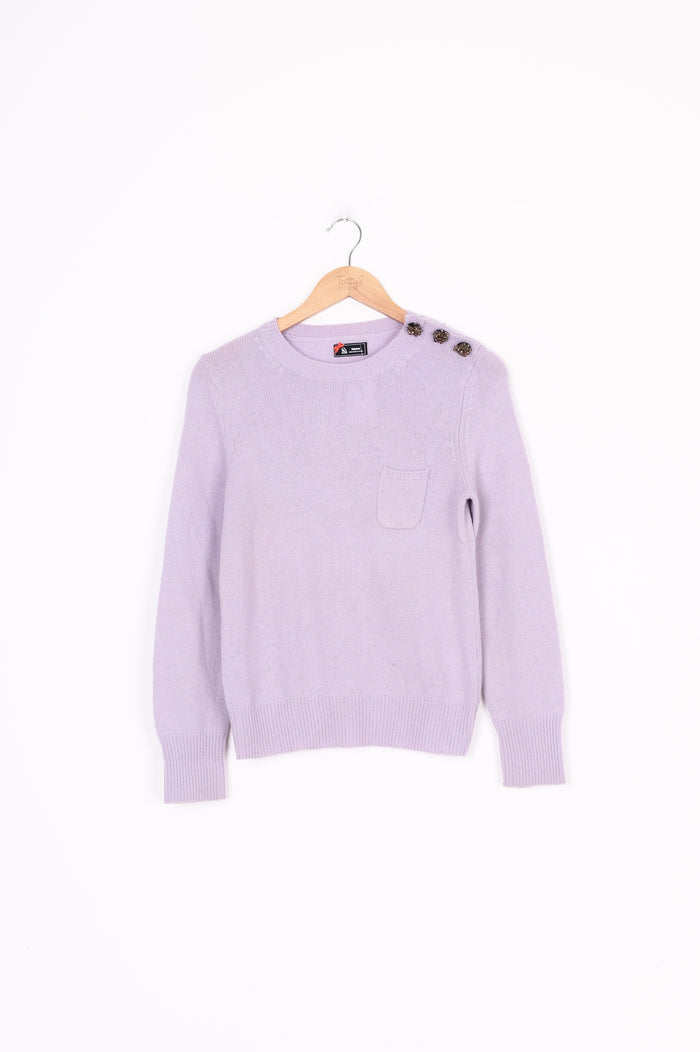 Sinequanone Womens Purple Jumper Size 1