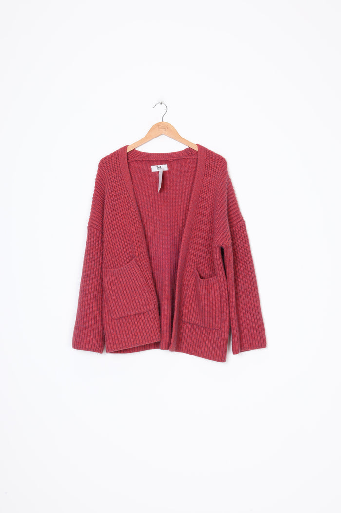 So E Womens Pink Cardigan Size M