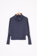 sofiacashmere Womens Blue Jumper Size S