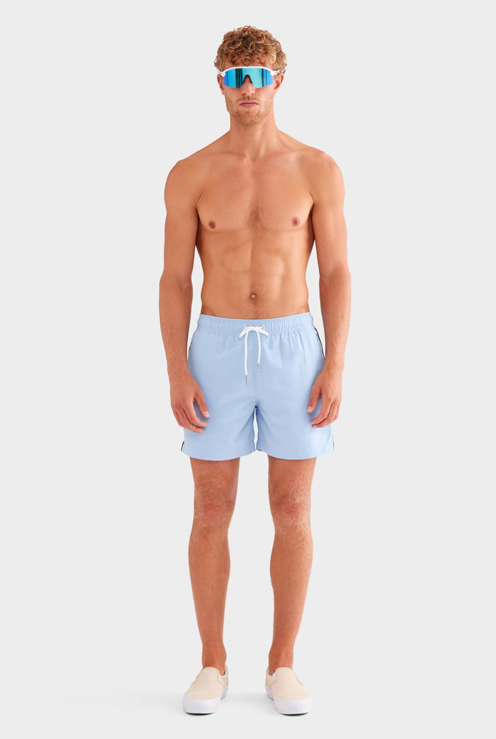 Solid Swim Short - Powder Blue