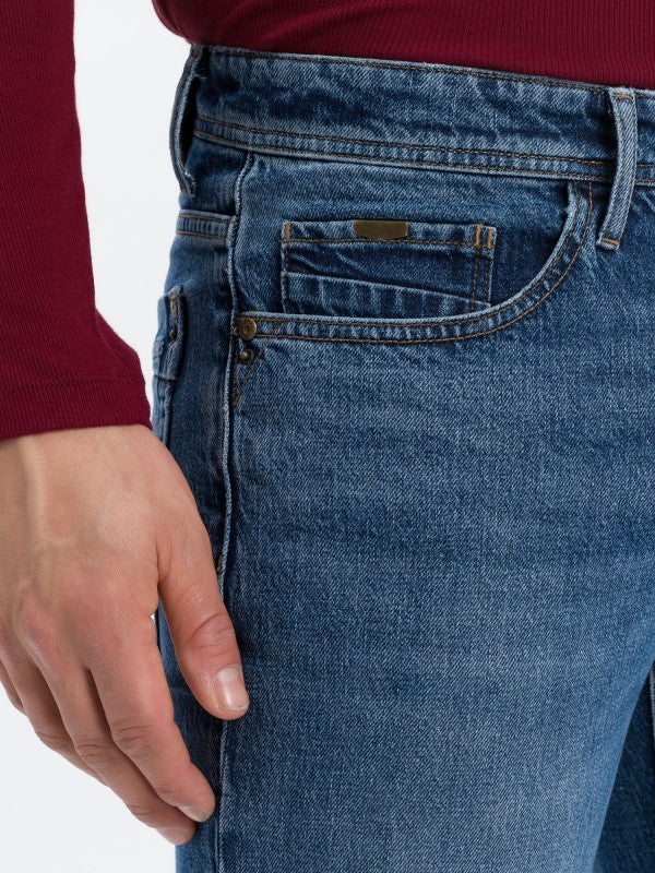 SOPO - CROSS JEANS - ANTONIO,  Herren Jeans, Relaxed Fit, Mid-Waist, Mid Blue