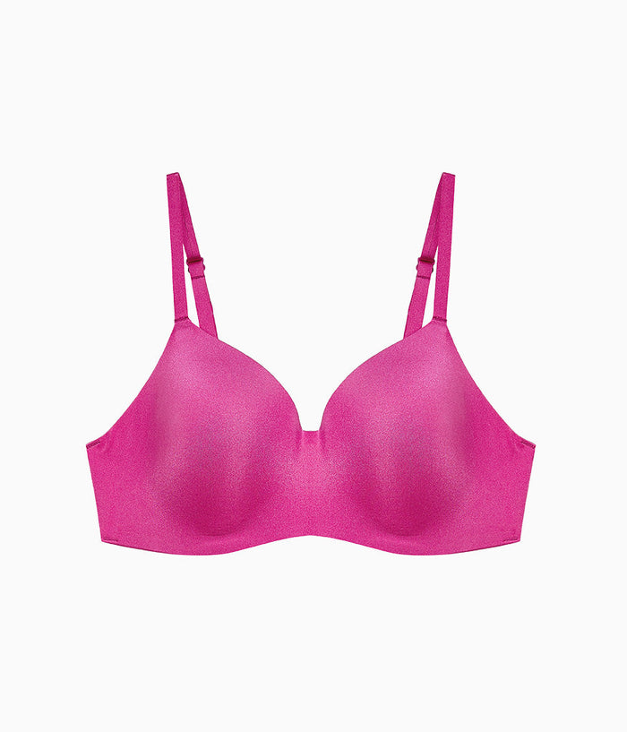 Spotlight Wire Free T-Shirt Bra: Fuchsia Red