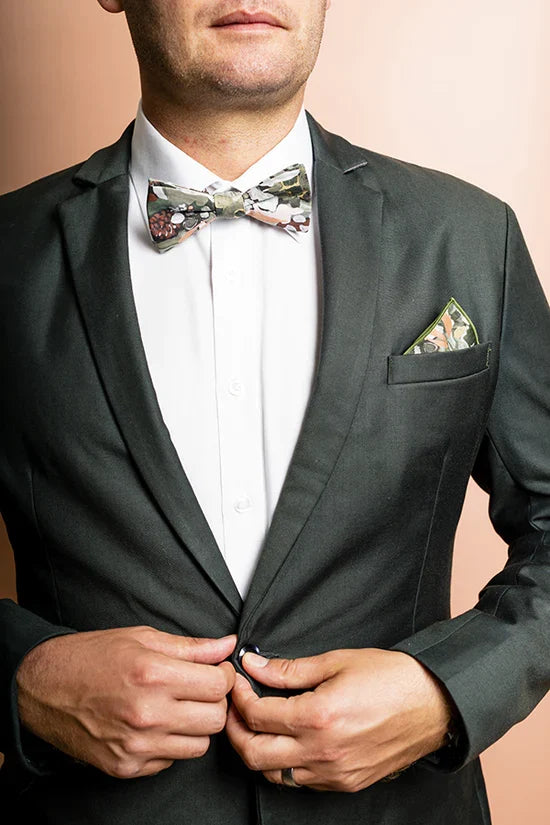 Spotted Gum Bow Tie - Accessory - Peggy and Finn