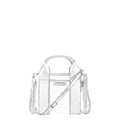 Case Mate Stadium Tote with Strap | Silver Chrome and Clear