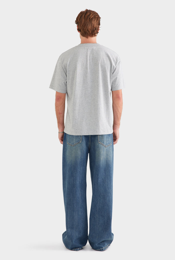Standard Cotton T Shirt - Milano/Grey Marl