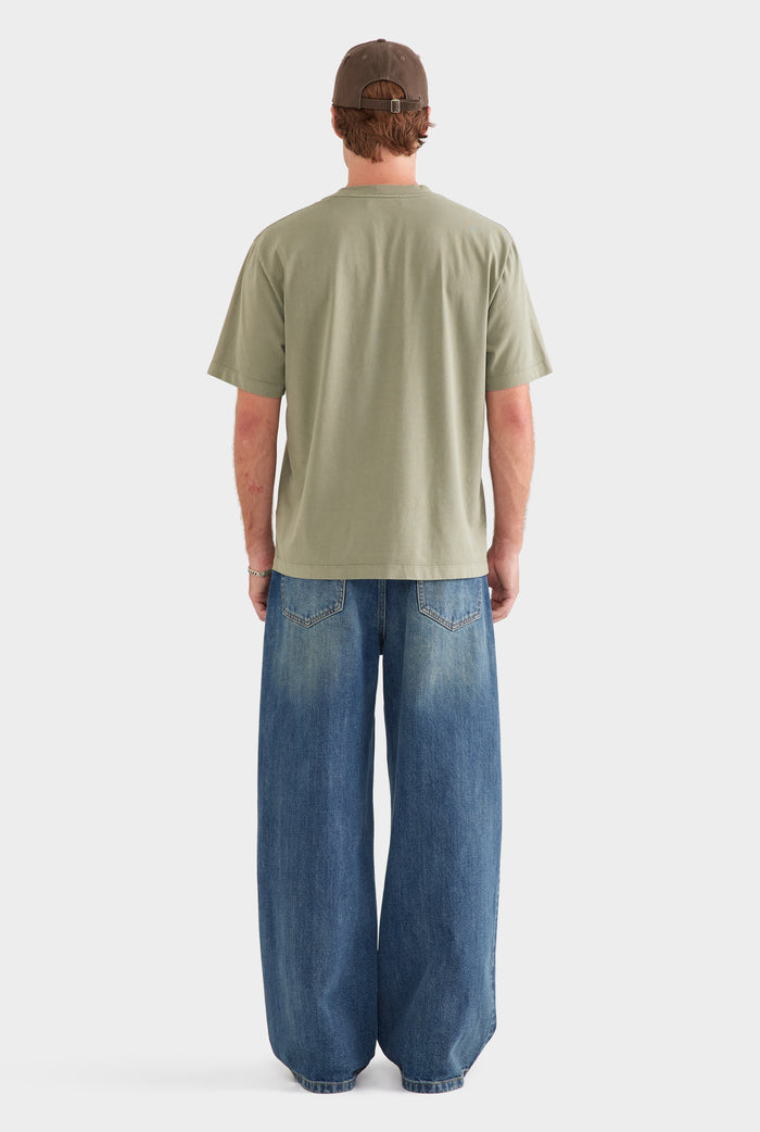 Standard Cotton T Shirt - Milano/Smokey Olive