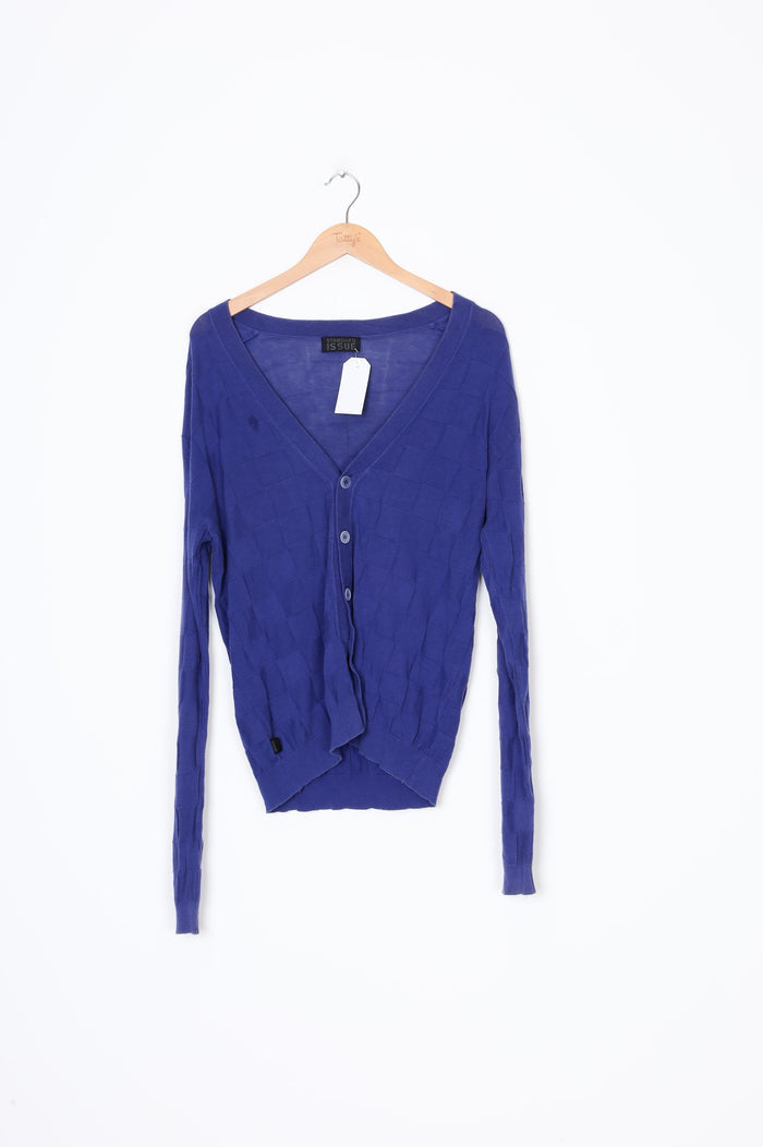 Standard Issue Womens Blue Cardigan Size S